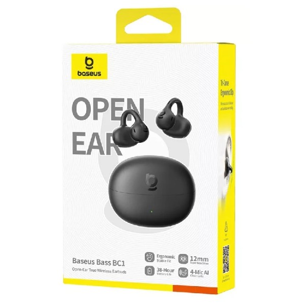 Фото - Наушники вкладыши беспроводные TWS Baseus Bass BC1 Open-Ear Black (A0102400)