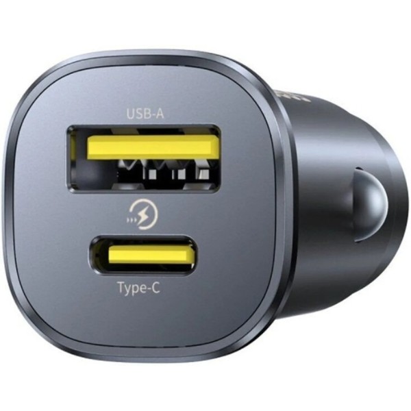 Фото - Автомобильное зарядное устройство Baseus C+U 30W (C00072300123-01)