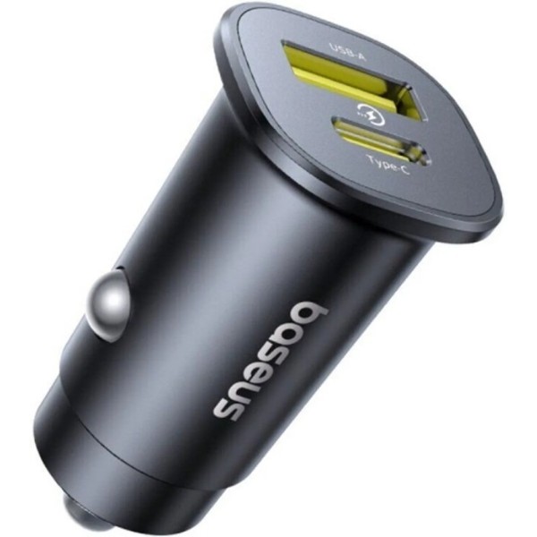 Фото - Автомобильное зарядное устройство Baseus C+U 30W (C00072300123-01)