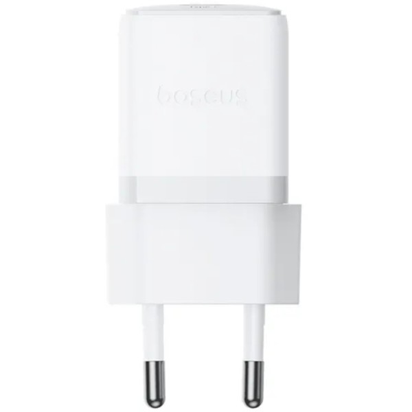 Фото - Сетевое зарядное устройство Baseus Palm Fast Charger 1C 30W EU Moon White (P10111605213-00)