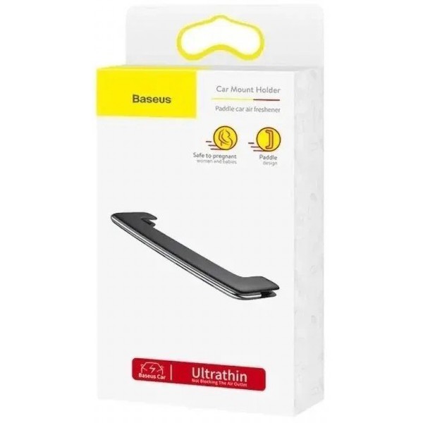 Фото - Ароматизатор для авто Baseus Paddle Silver (SUXUN-BP0S)
