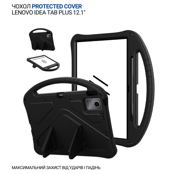 Фото - Чохол для планшета BeCover Protected Cover з кріпленням for Lenovo Idea Tab Plus 12.1'' Black (715855)