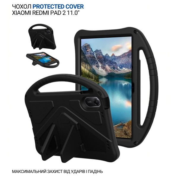 Фото - Чехол для планшета BeCover Protected Cover с креплением for Xiaomi Redmi Pad 2 11.0'' Black (715856)