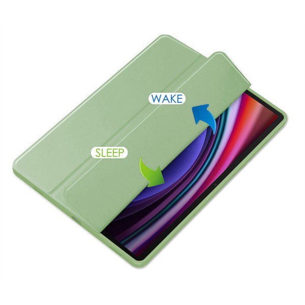 Фото - Чехол для планшета BeCover Soft Edge с креплением для стилуса for Samsung Galaxy Tab S9 SM-X710/SM-X716/S9 FE SM-X510/SM-X516B 11.0" Green (710776)