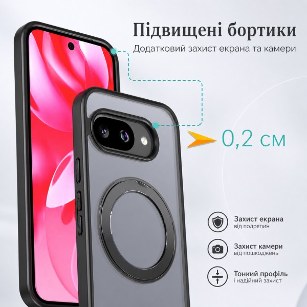 Фото - Чохол для смартфону BeCover Aura Fold for Google Pixel 9a Black (715665)
