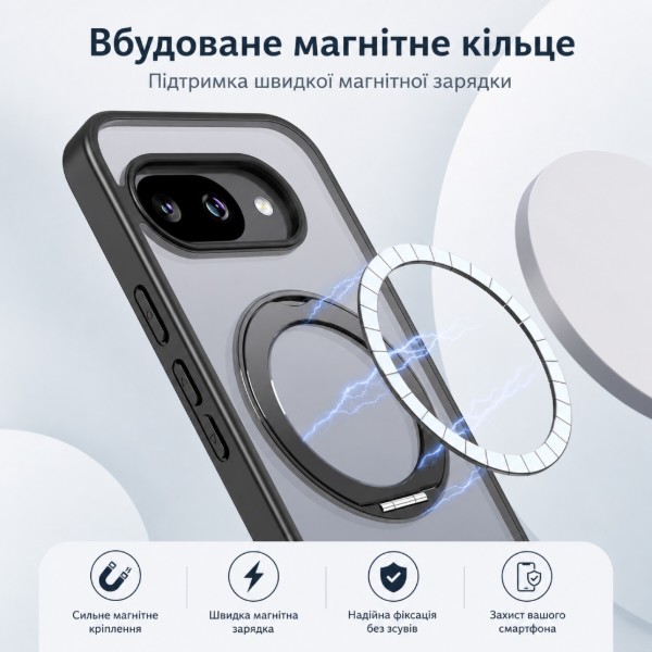 Фото - Чохол для смартфону BeCover Aura Fold for Google Pixel 9a Black (715665)