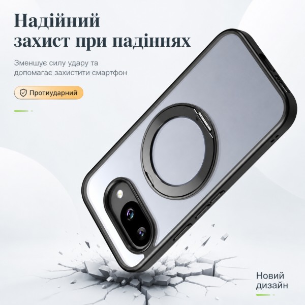 Фото - Чохол для смартфону BeCover Aura Fold for Google Pixel 9a Black (715665)