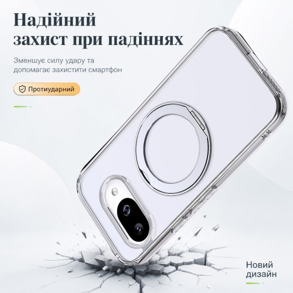 Фото - Чохол для смартфону BeCover Aura Fold for Google Pixel 9a Transparancy (715668)