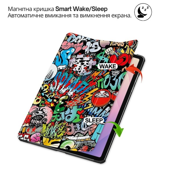 Фото - Чехол для планшета BeCover Smart Case for Lenovo Idea Tab Plus 12.1" Graffiti (715087)
