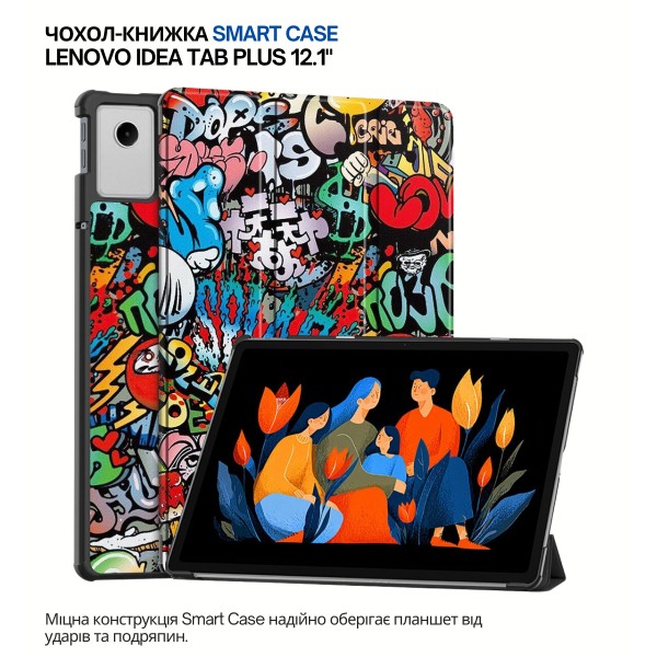 Фото - Чехол для планшета BeCover Smart Case for Lenovo Idea Tab Plus 12.1" Graffiti (715087)