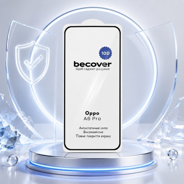 Фото - Захисне скло для смартфону BeCover for Oppo A6 Pro 10D Black (715716)