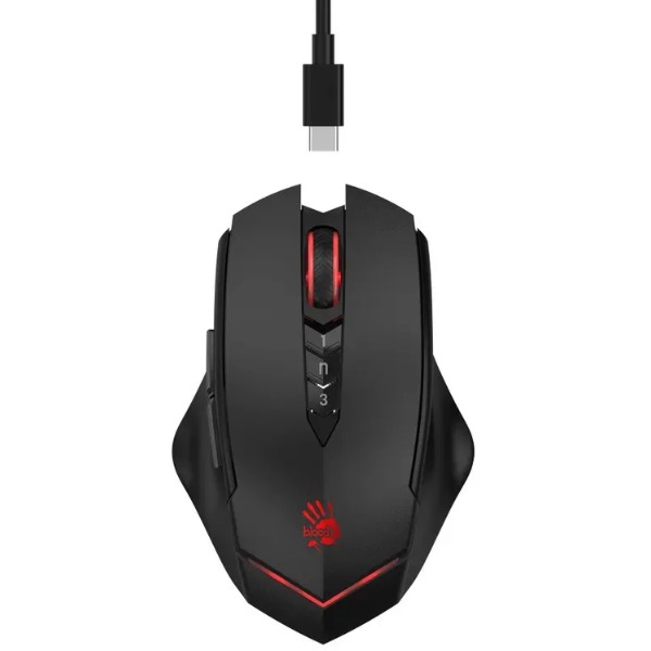Фото - Мышь беспроводная игровая Bloody R80 Plus (Black)