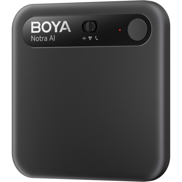 Фото - Диктофон Boya с искусственным интеллектом Notra Black