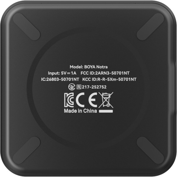 Фото - Диктофон Boya с искусственным интеллектом Notra Black
