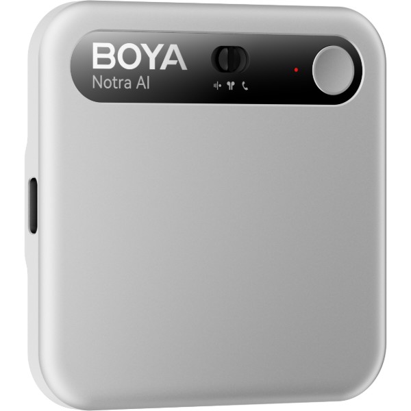Фото - Диктофон Boya зі штучним інтелектом Notra Silver