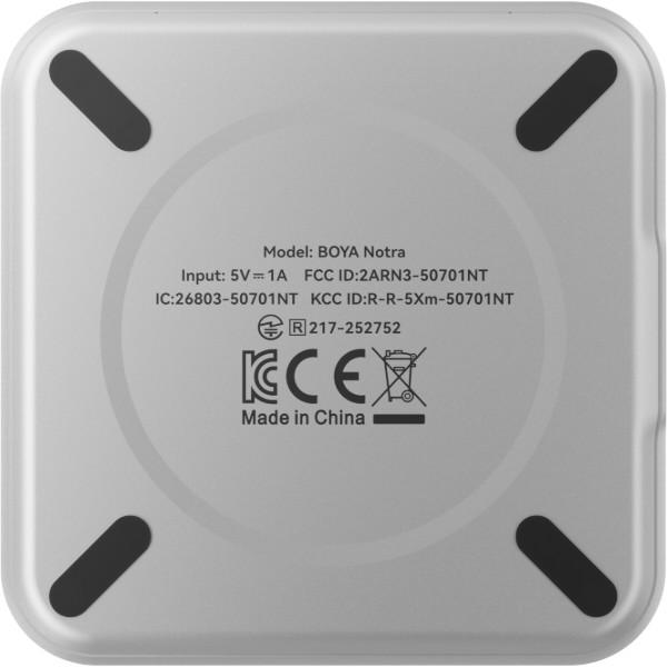 Фото - Диктофон Boya зі штучним інтелектом Notra Silver