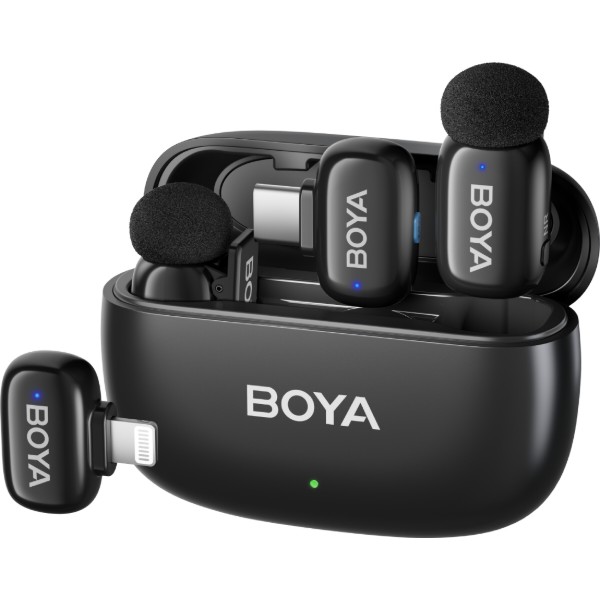 Фото - Микрофон для смартфона Boya mini 2-01 Type-C/Lightning Black (mini 2-01)