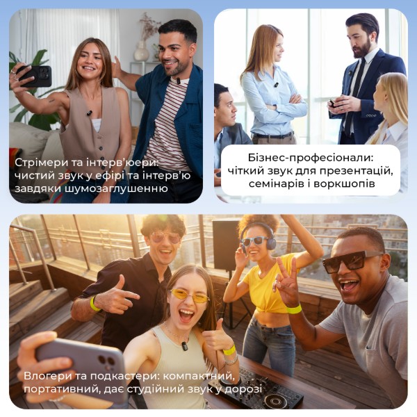 Фото - Мікрофон для смартфона Boya mini 2-02 Type-C Black (mini 2-02)