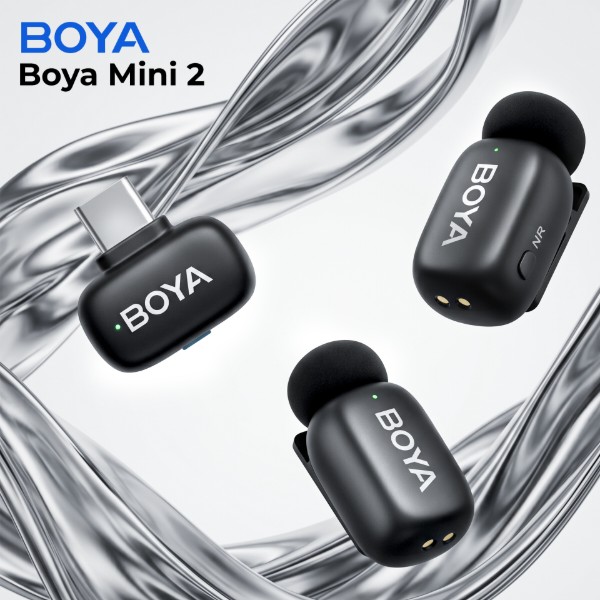 Фото - Мікрофон для смартфона Boya mini 2-04 Type-C Black (mini 2-04)