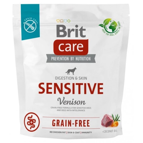 Фото - Сухой корм для собак Brit Care Dog Grain-free Sensitive 1 кг (8595602559152) Фото - Сухой корм для собак Brit Care Dog Grain-free Sensitive 1 кг (8595602559152)