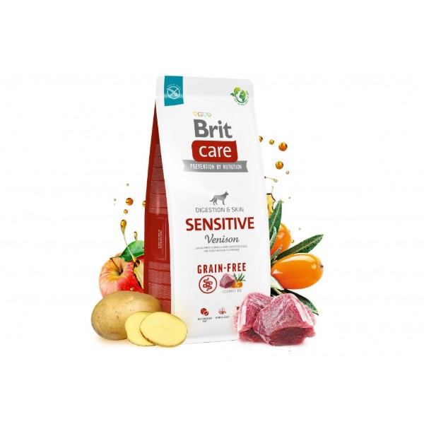 Фото - Сухой корм для собак Brit Care Dog Grain-free Sensitive 1 кг (8595602559152)