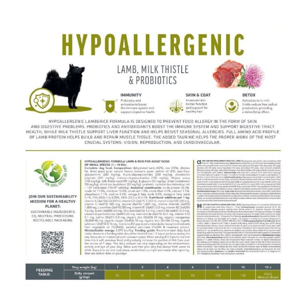 Фото - Сухой корм для собак Brit Care Dog Hypoallergenic Adult Small Breed гипоаллергенный с ягненком 1 кг (8595602566136)