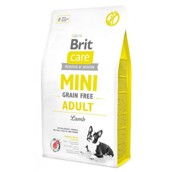 Фото - Сухий корм для собак Brit Care GF д/собак малих порід з ягням 2 кг (8595602520107)