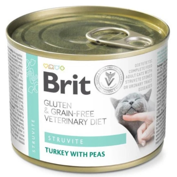 Фото - Паштет для кошек Brit VetDiets Grain Free Veterinary Struvite 200г (8595602549863) Фото - Паштет для кошек Brit VetDiets Grain Free Veterinary Struvite 200г (8595602549863)