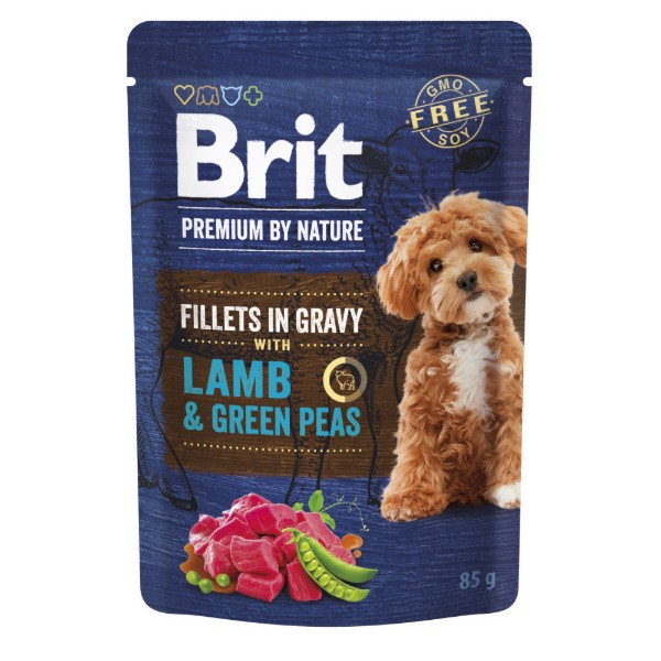 Фото - Набор влажного корма Brit Premium Fillets in Gravy Multipack малых пород филе в соусе Мультипак 12 шт х 85 г (8595602572472)