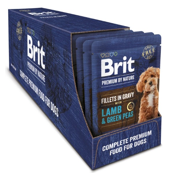 Фото - Набор влажного корма Brit Premium Fillets in Gravy Multipack малых пород филе в соусе Мультипак 12 шт х 85 г (8595602572472)