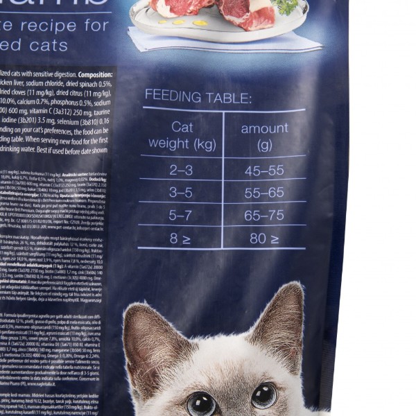 Фото - Сухой корм Brit Premium by Nature для стерелизованных котов с ягненком 8 кг (8595602553242)