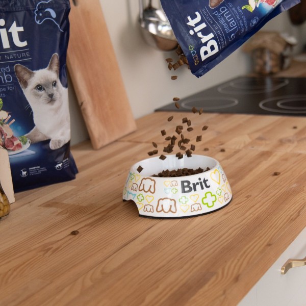 Фото - Сухой корм Brit Premium by Nature для стерелизованных котов с ягненком 1.5 кг (8595602553167)