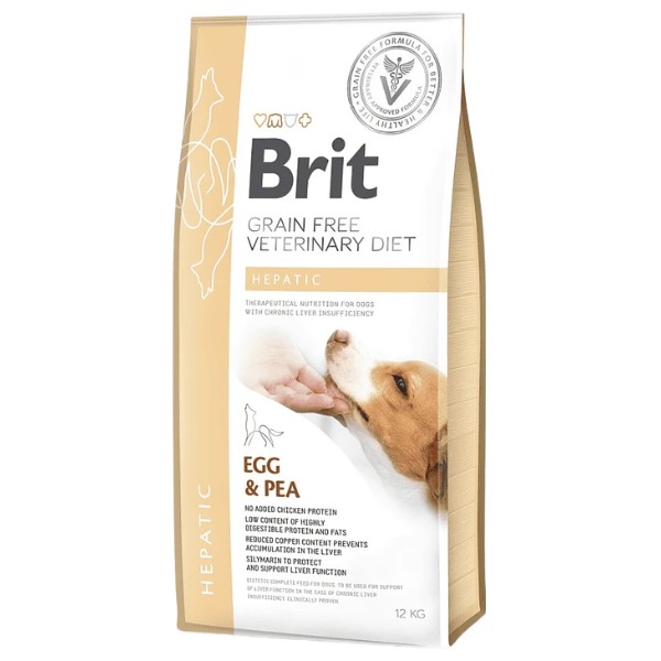 Фото - Сухой корм для собак Brit VetDiets для собак при болезни печени с яйцом, горохом, бататом и гречкой 12 кг (8595602528158) Фото - Сухой корм для собак Brit VetDiets для собак при болезни печени с яйцом, горохом, бататом и гречкой 12 кг (8595602528158)