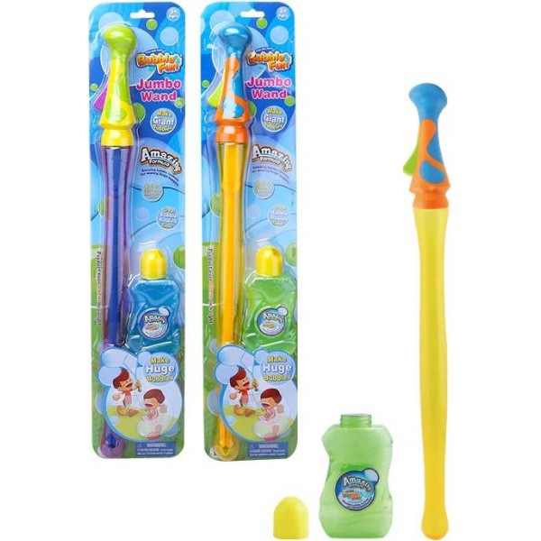 Фото - Мыльные пузыри Bubble Fun гигантская палочка в ассортименте (DHOBB10345)