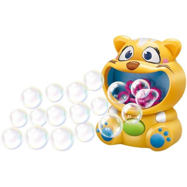 Фото - Генератор мыльных пузырей Bubble Fun на батарейках Кот (DHOBB10609)