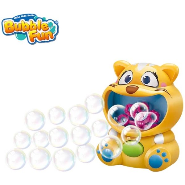 Фото - Генератор мыльных пузырей Bubble Fun на батарейках Кот (DHOBB10609)
