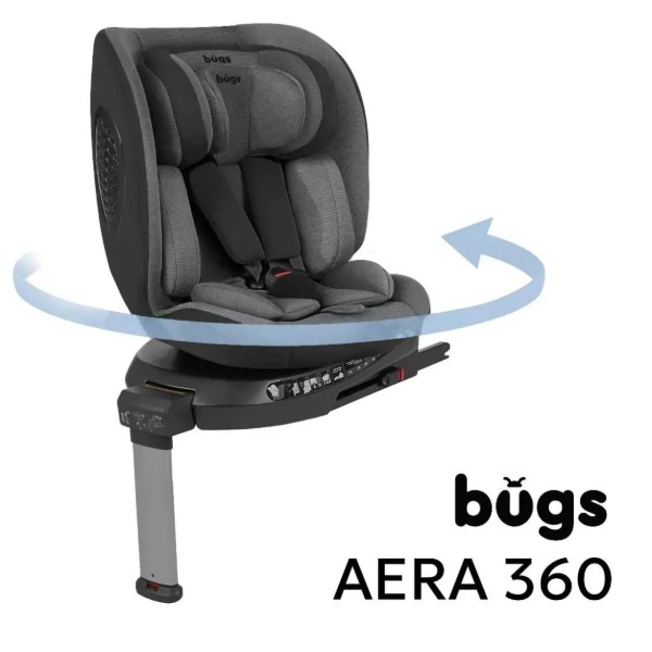 Фото - Автокресло Bugs Aera 360 - Iron Grey (569)