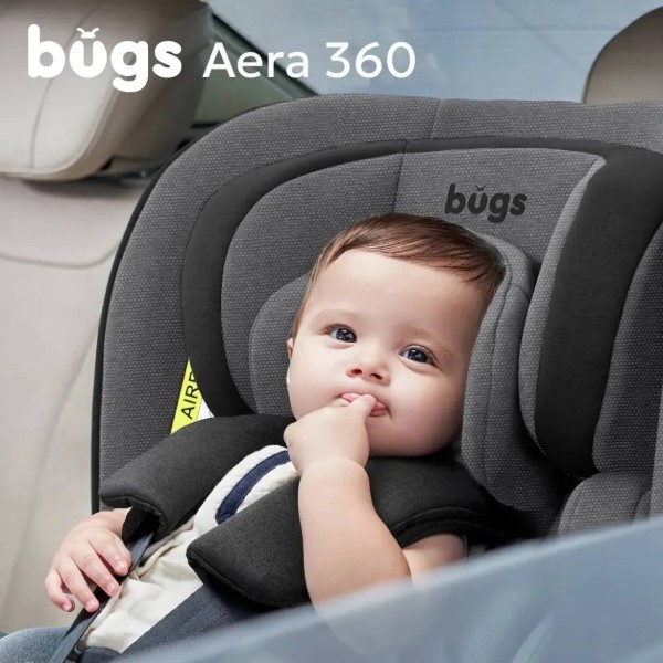 Фото - Автокресло Bugs Aera 360 - Iron Grey (569)