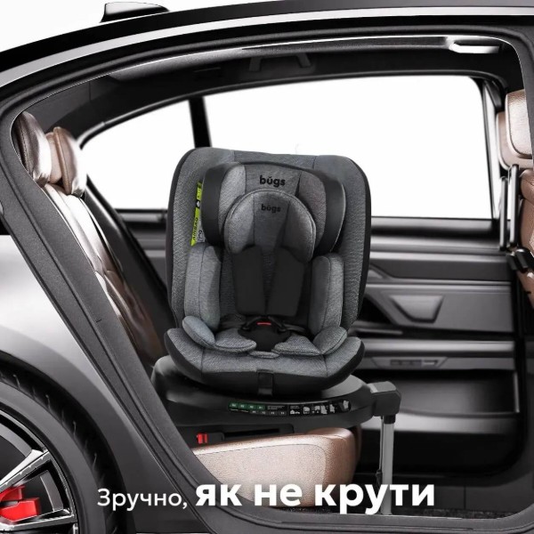 Фото - Автокресло Bugs Aera 360 - Iron Grey (569)