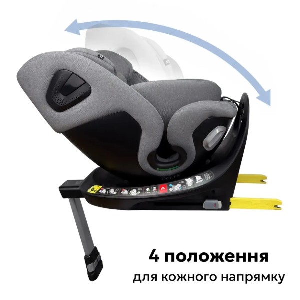 Фото - Автокресло Bugs Axis 360 - Cloud Grey (4823056520034)