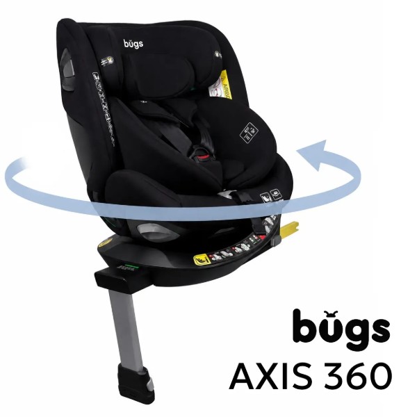 Фото - Автокресло Bugs Axis 360 - Graphite Black (4823056520058)