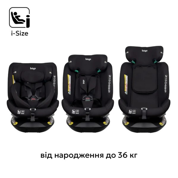 Фото - Автокресло Bugs Axis 360 - Graphite Black (4823056520058)