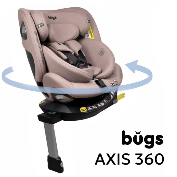 Фото - Автокресло Bugs Axis 360 - Stone Brown (4823056520027)
