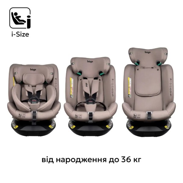 Фото - Автокресло Bugs Axis 360 - Stone Brown (4823056520027)