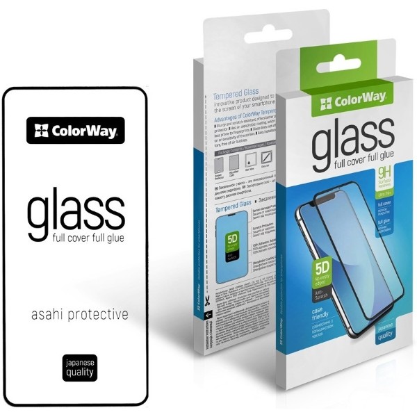 Фото - Захисне скло для смартфону Colorway 9H FC glue for Xiaomi Redmi Note 15 Pro 5G Black (CW-GSFGXRN15P5-BK)