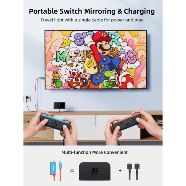 Фото - Кабель Cabletime USB-C - HDMI PD100W 2 м (CC26L)