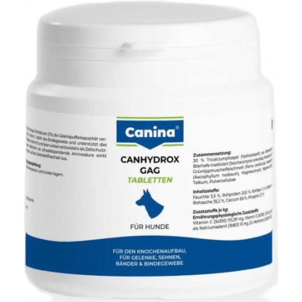 Фото - Витаминно-минеральный комплекс для собак Canina PETVITAL Canhydrox GAG (Gag Forte) 60 таб/100 г (4027565123490)