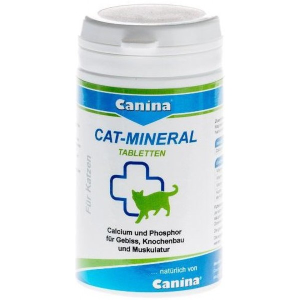 Фото - Витаминно-минеральный комплекс для кошек Canina поливитамины Cat-Mineral Tabs75 г/150 табл. (4027565220922)