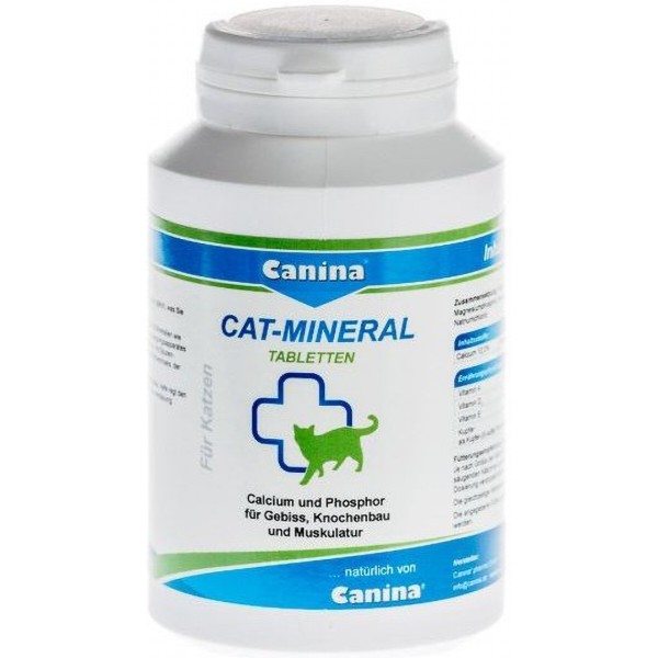Фото - Витаминно-минеральный комплекс для кошек Canina поливитамины Cat-Mineral Tabs150 г/300 табл. (4027565220939)