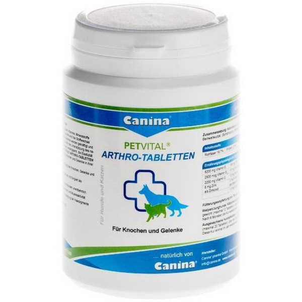 Фото - Витаминная добавка для собак Canina PETVITAL Arthro-Tabl. 180 шт. для суставов (4027565723027)